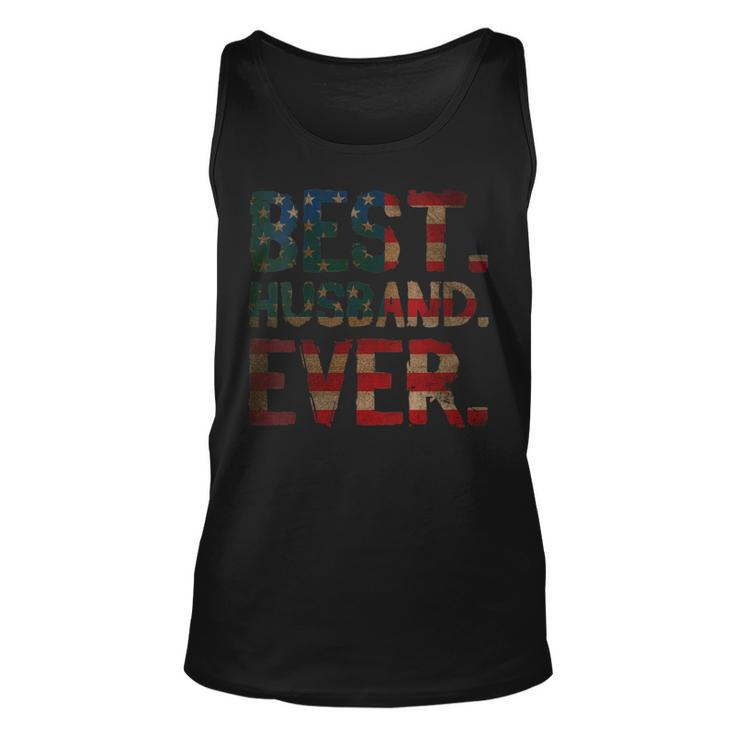 Womens 4Th Of July Fathers Day Usa Dad Gift - Best Husband Ever  Unisex Tank Top