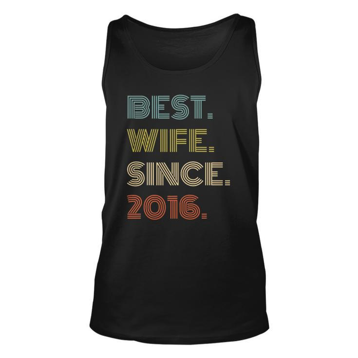 Womens 6Th Wedding Anniversary Best Wife Since 2016 Gift Unisex Tank Top