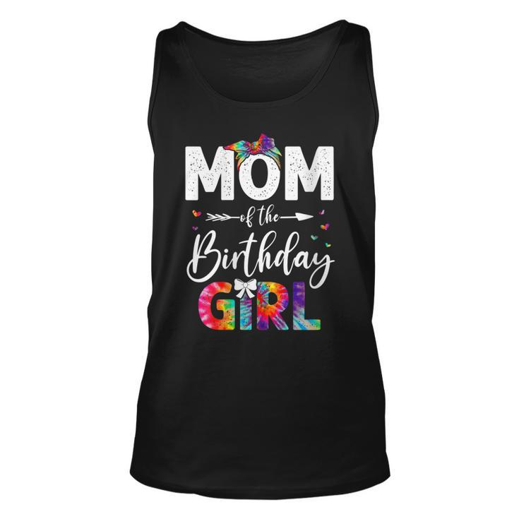 Womens Mb Mom Of The Birthday Girl Mama Mother And Daughter Tie Dye  Unisex Tank Top