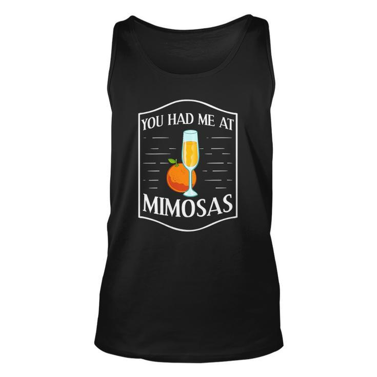 Womens Mimosa Drink Recipe Bar Glass Unisex Tank Top
