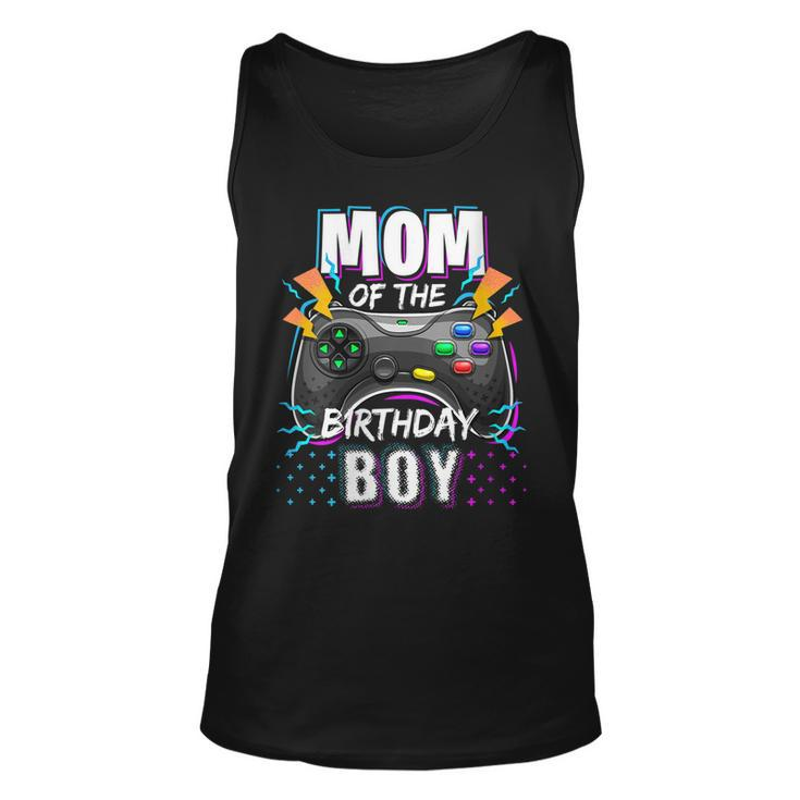 Womens Mom Of The Birthday Boy Matching Video Gamer Birthday Party  V3 Unisex Tank Top