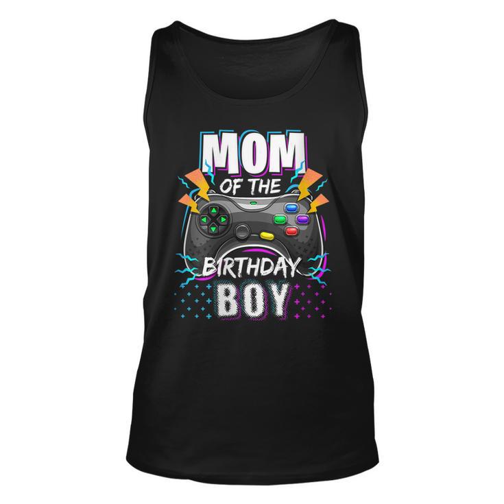 Womens Mom Of The Birthday Boy Matching Video Gamer Birthday Party V3 Unisex Tank Top