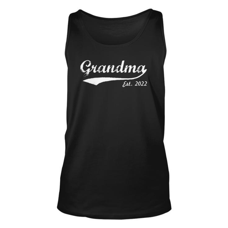 Womens New Grandma - Grandma Est 2022 - Grandma To Be Unisex Tank Top