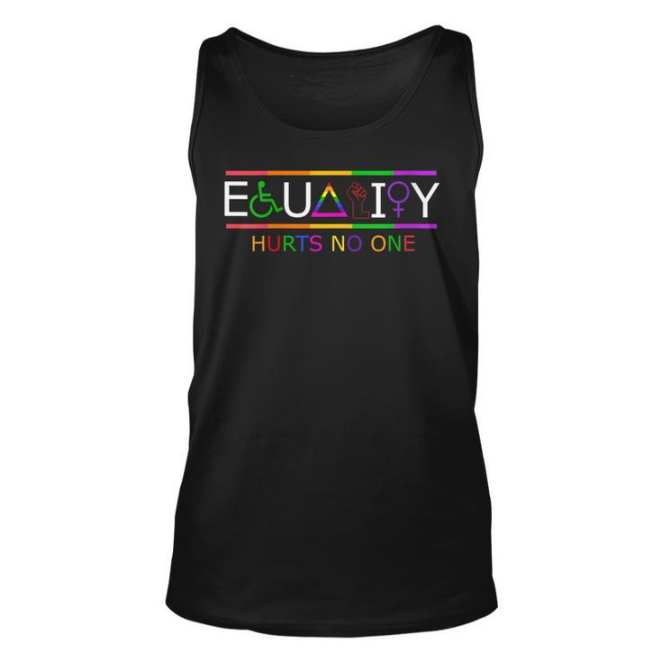 Womens Official Lgbt Equality Hurts No One Lover For Men Woman Kids  Unisex Tank Top