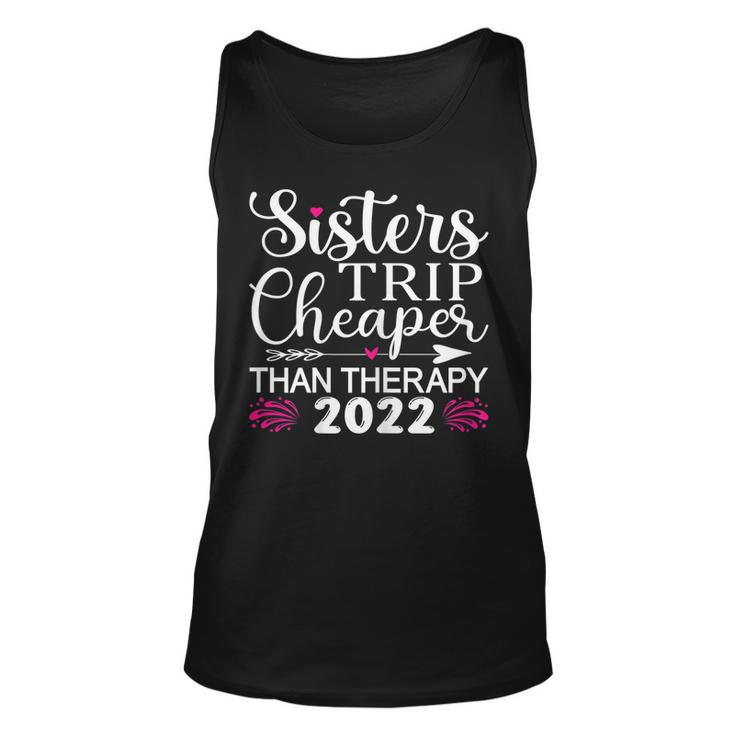 Womens Sisters Trip 2022 Weekend Vacation Lover Girls Road Trip Unisex Tank Top