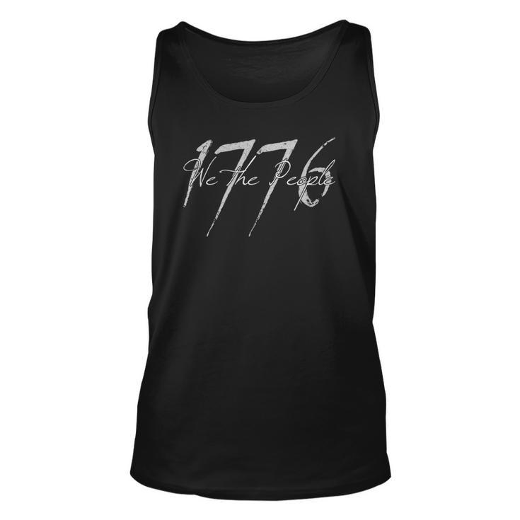 Womens US Constitution Day 1776 We The People V-Neck Unisex Tank Top