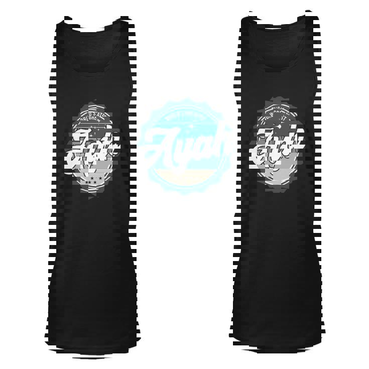 Worlds Greatest Ayah Indonesian Dad Unisex Tank Top