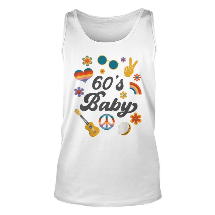 1960S Vintage Sixties Costume Party 60S Hippie Theme Party V4 Unisex Tank Top