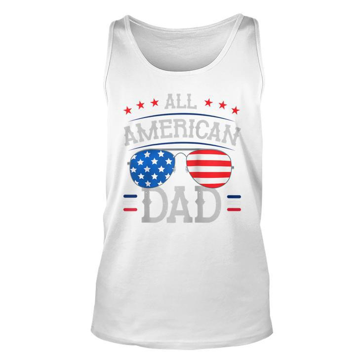 4Th Of July And Independence Day For All American Dad  Unisex Tank Top