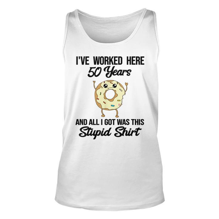 50 Year Co-Worker Fifty Years Of Service Work Anniversary Unisex Tank Top