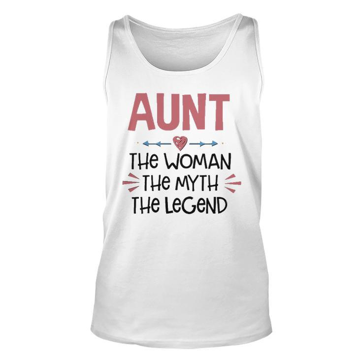 Aunt Gift   Aunt The Woman The Myth The Legend Unisex Tank Top