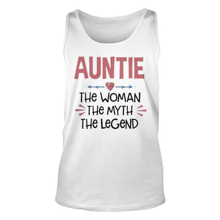 Auntie Gift   Auntie The Woman The Myth The Legend Unisex Tank Top