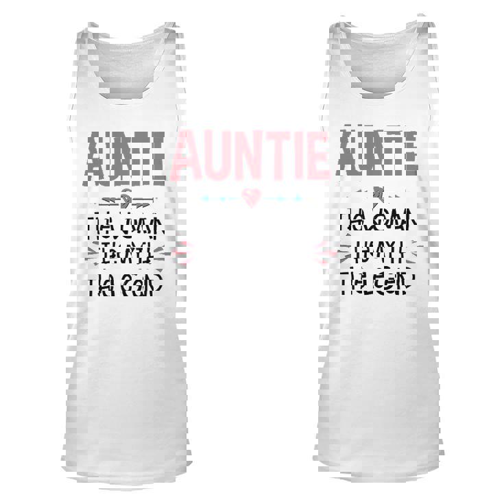 Auntie Gift   Auntie The Woman The Myth The Legend Unisex Tank Top