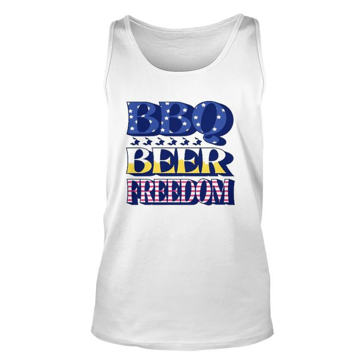 Bbq Beer Freedom 4Th Of July Unisex Tank Top