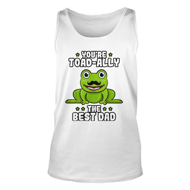 Best Dad Daddy Frog Toad Ally Fathers Day Toad Froggy Unisex Tank Top