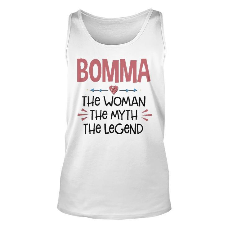 Bomma Grandma Gift   Bomma The Woman The Myth The Legend Unisex Tank Top