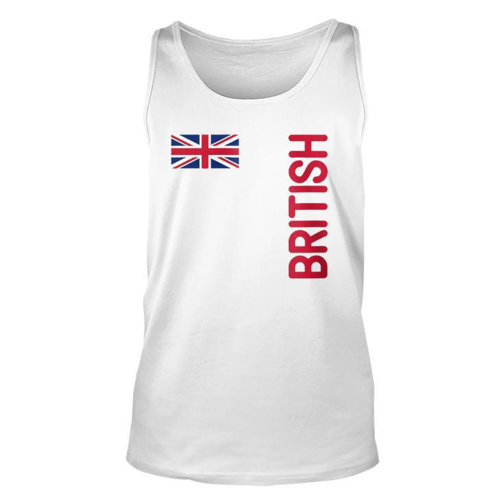 British Flag And The United Kingdom Roots Zip Unisex Tank Top