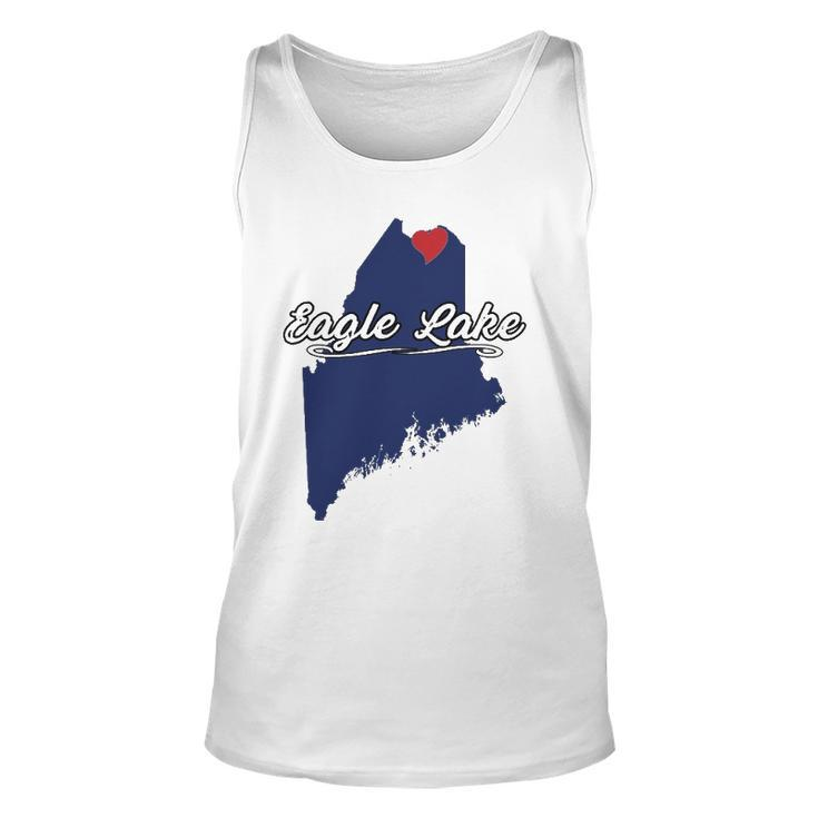 City Of Eagle Lake Maine Cute Novelty Merch Gift - Graphic  Unisex Tank Top