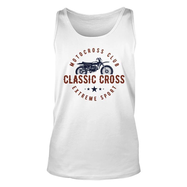 Classic Motor Cross Club  Unisex Tank Top