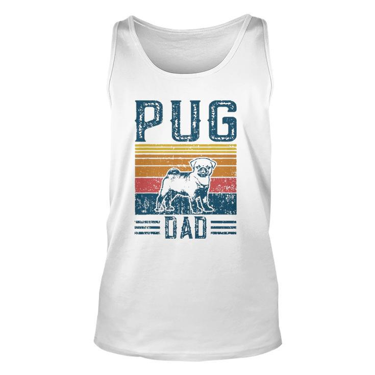 Dog Pug Papa - Vintage Pug Dad Unisex Tank Top