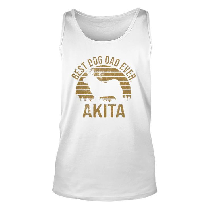 Dogs 365 Best Dog Dad Ever Akita Dog Owner Gift For Men  Unisex Tank Top