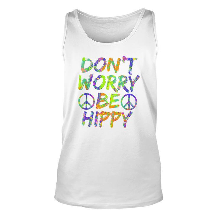 Donut Worry Be Happy Unisex Tank Top