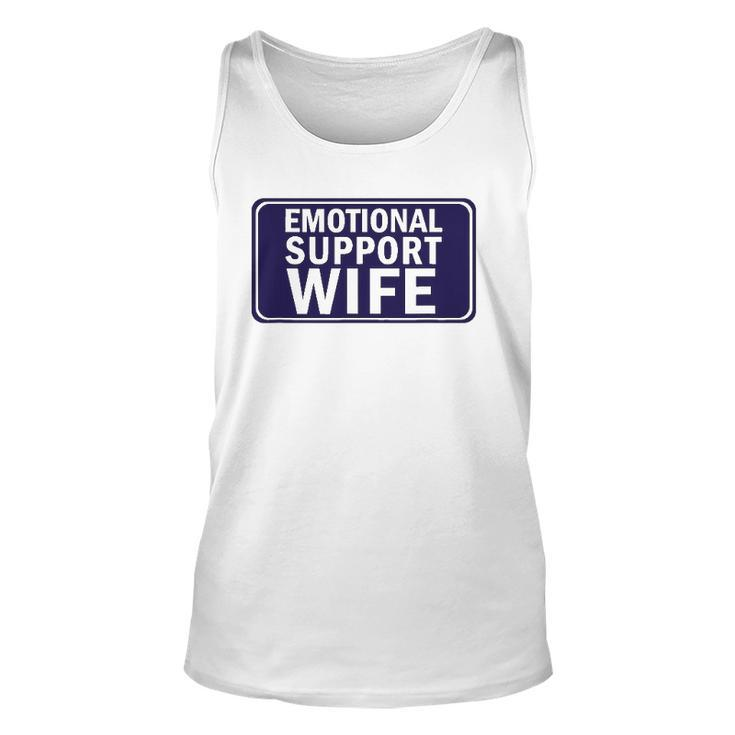 Emotional Support Wife  -  For Service People Unisex Tank Top