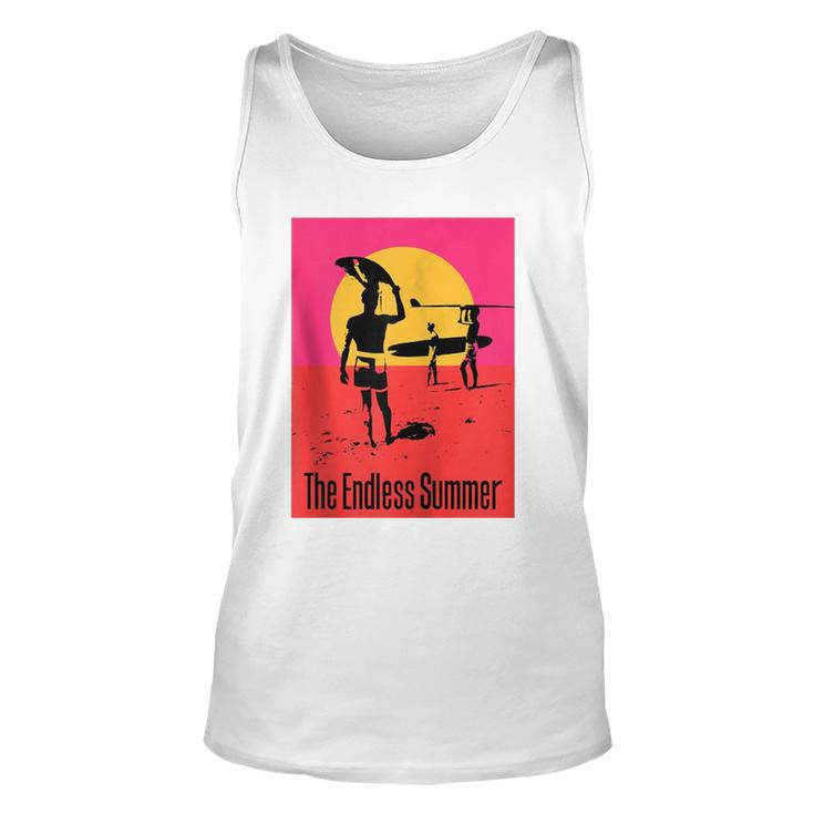 The Endless Summer Classic Surf Lovers Movie Poster Zip Tank Top