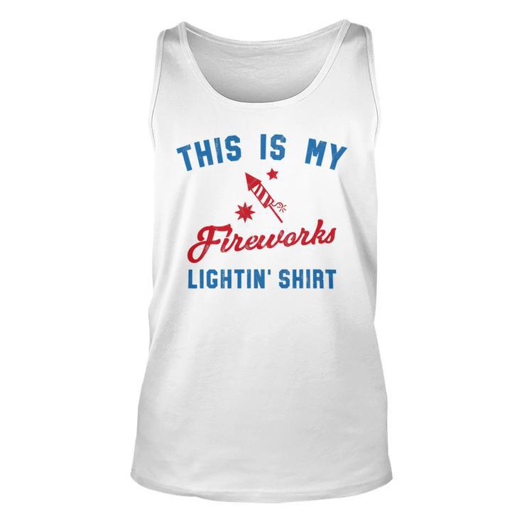 Fourth Of July My Fireworks Vintage 749 Shirt Unisex Tank Top