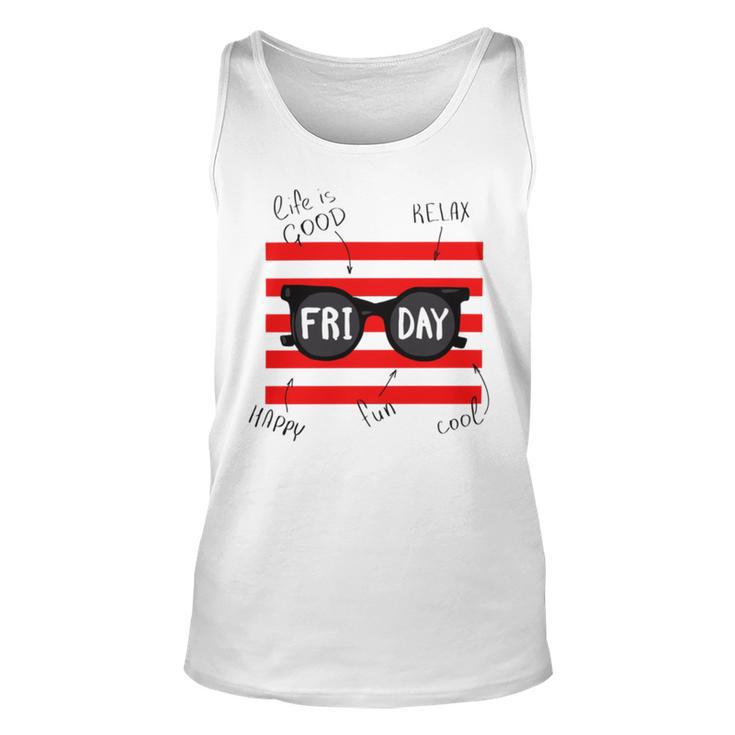 Friday With Slogans Unisex Tank Top