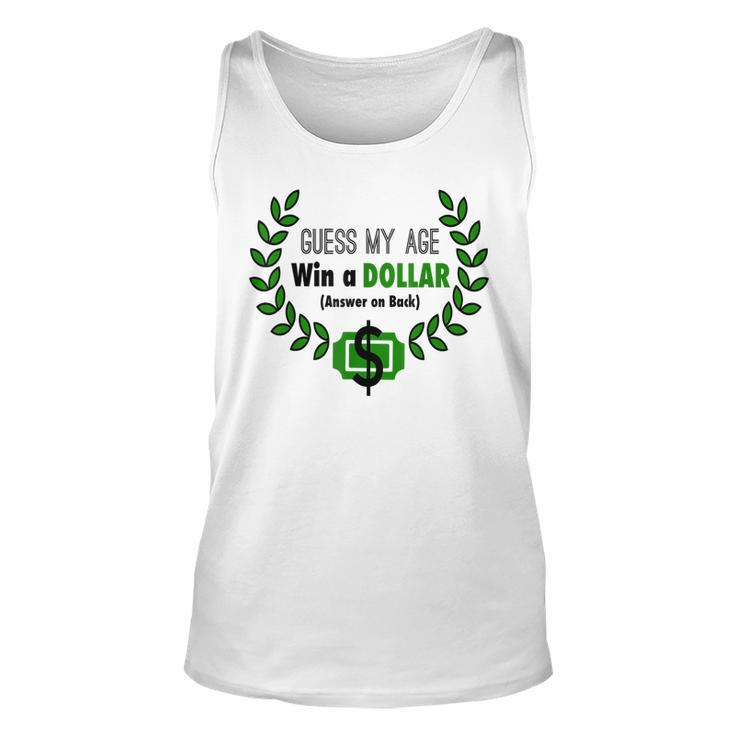 Funny Birthday  For Old People Unisex Tank Top