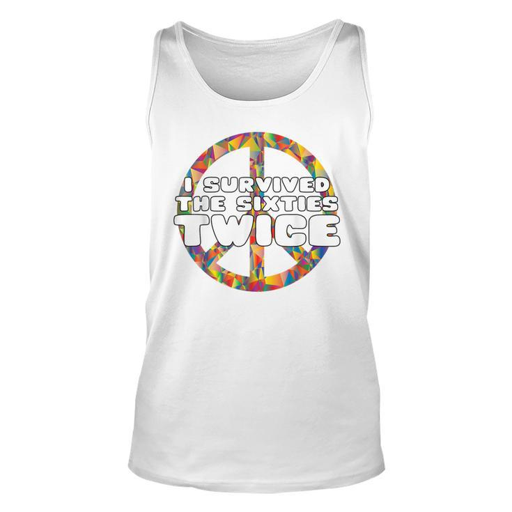 Funny I Survived The Sixties Twice Birthday  V2 Unisex Tank Top
