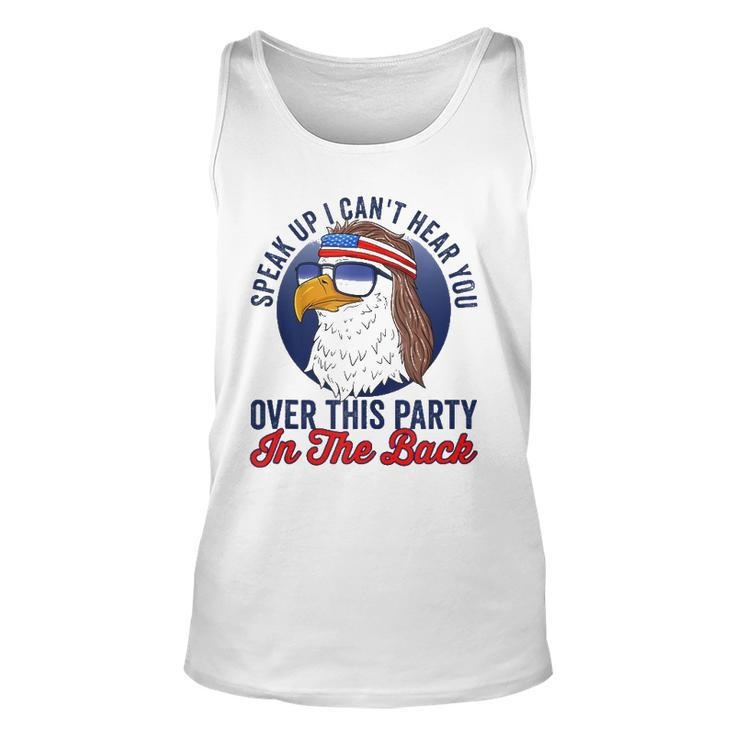Funny Redneck 4Th Of July American Flag Usa Eagle Mullet Unisex Tank Top