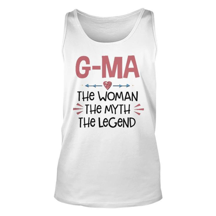 G Ma Grandma Gift   G Ma The Woman The Myth The Legend Unisex Tank Top