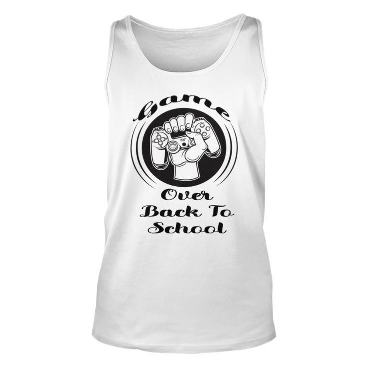 Game Over Back To School Unisex Tank Top