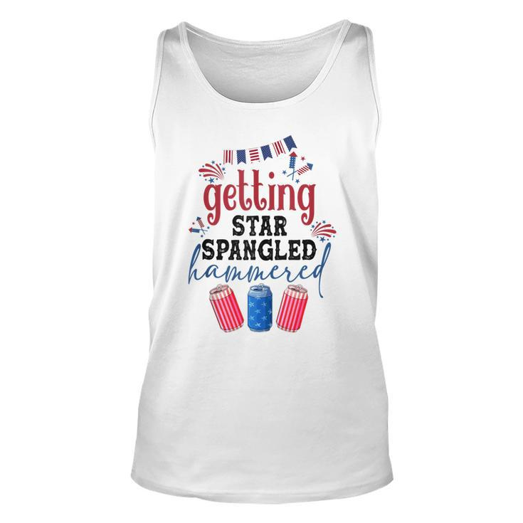 Getting Star Spangle Hammered America Western 4Th Of July  Unisex Tank Top