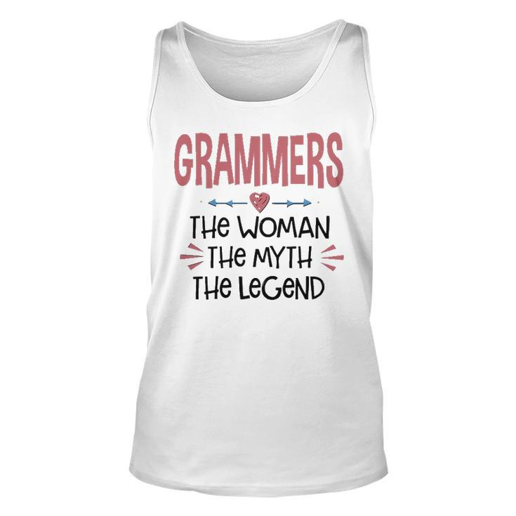 Grammers Grandma Gift   Grammers The Woman The Myth The Legend Unisex Tank Top