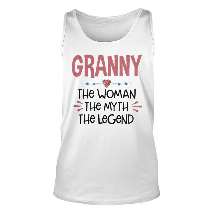Granny Grandma Gift   Granny The Woman The Myth The Legend Unisex Tank Top