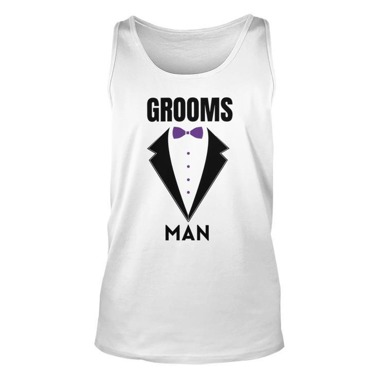 Groomsman Grooms Squad Stag Party Friends Themed  Unisex Tank Top
