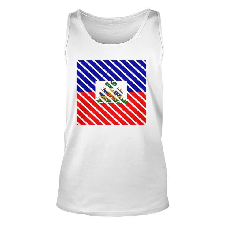 Haitian Flag Pride Haiti Vacation Gift Unisex Tank Top