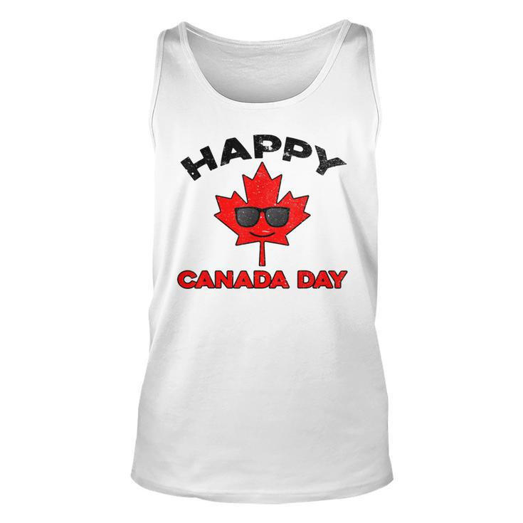 Happy Canada Day Funny Maple Leaf Canada Day Kids Toddler  Unisex Tank Top