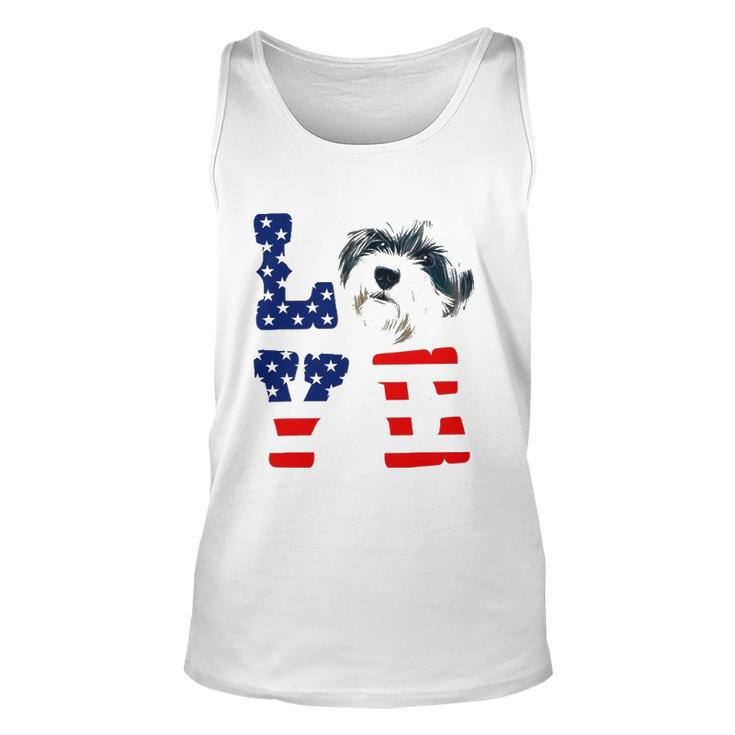 Havanese Love Dog American Flag 4Th Of July Usa Unisex Tank Top