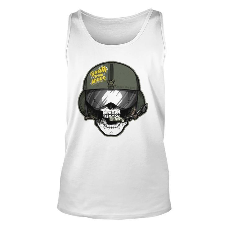Helicopter Reaper Pilot Military Aviation Crewmember  Unisex Tank Top