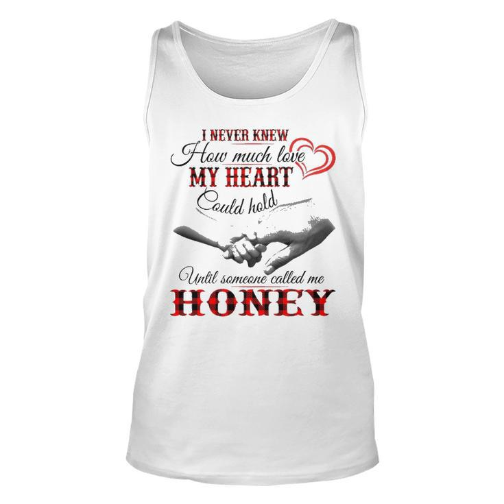Honey Grandma Gift   Until Someone Called Me Honey Unisex Tank Top