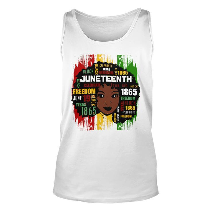 Juneteenth Girl Shirt Unisex Tank Top