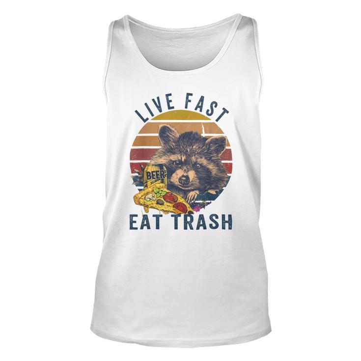 Live Fast Eat Trash 789 Shirt Unisex Tank Top