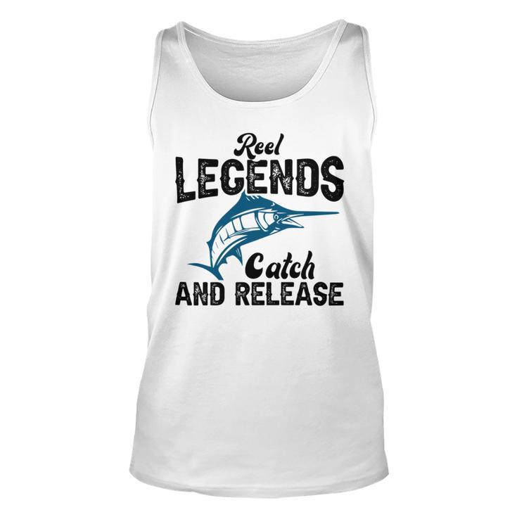 Loving Fish Reel Legends Catch And Release Unisex Tank Top