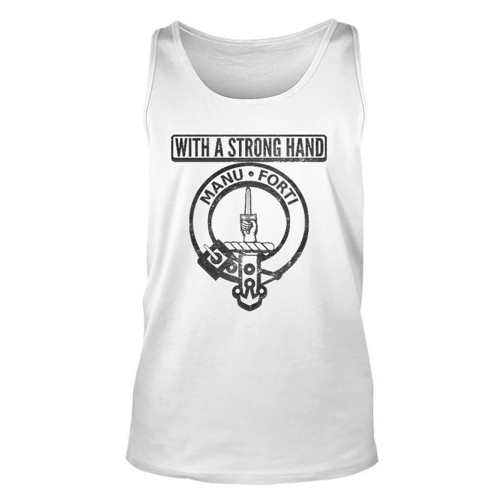 Mackay Family Crest Tee Clan Badge Surname Coat Of Arms Unisex Tank Top