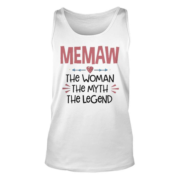 Memaw Grandma Gift   Memaw The Woman The Myth The Legend Unisex Tank Top