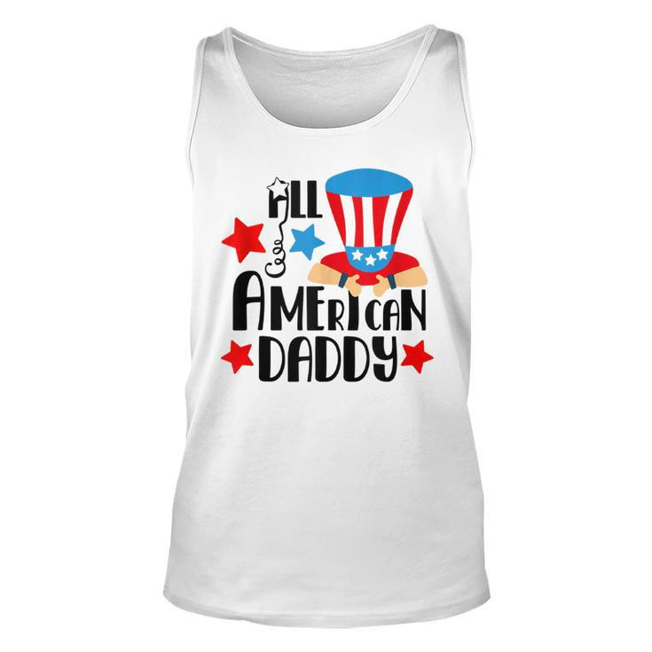 Mens All American Daddy - 4Th Of July  For Dad  Unisex Tank Top